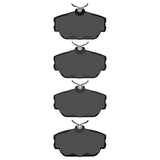 Dynamic Friction 1995-2002 Ford Taurus SHO Front 5000 Advanced Low Metallic Brake Pads by Dynamic Friction Company 1551-0598-00