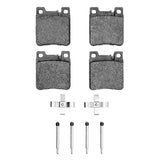 Dynamic Friction 1994-2000 Mercedes-Benz C36 AMG Rear 5000 Advanced Low Metallic Brake Pads and Hardware Kit by Dynamic Friction Company 1551-0603-03