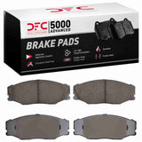Dynamic Friction 1993-1998 Toyota T100 Front 5000 Advanced Ceramic Brake Pads by Dynamic Friction Company 1551-0604-00