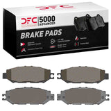 Dynamic Friction 1993-2000 Lexus LS400 Rear 5000 Advanced Ceramic Brake Pads by Dynamic Friction Company 1551-0613-00