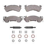 Dynamic Friction 1990-1996 Buick Roadmaster Front 5000 Advanced Semi Metallic Brake Pads and Hardware Kit by Dynamic Friction Company 1551-0614-01