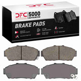 Dynamic Friction 1993-2001 Acura Integra Front 5000 Advanced Ceramic Brake Pads by Dynamic Friction Company 1551-0617-00