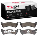 Dynamic Friction 1993-2005 Ford Explorer Sport Rear 5000 Advanced Semi Metallic Brake Pads by Dynamic Friction Company 1551-0625-00