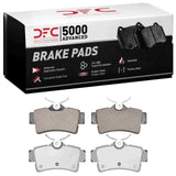 Dynamic Friction 1994-2004 Ford Mustang Rear 5000 Advanced Ceramic Brake Pads by Dynamic Friction Company 1551-0627-00