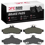 Dynamic Friction 1994-1996 Chevrolet Caprice Rear 5000 Advanced Semi Metallic Brake Pads by Dynamic Friction Company 1551-0628-00