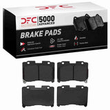 Dynamic Friction 1993-1998 Toyota Supra Front 5000 Advanced Ceramic Brake Pads by Dynamic Friction Company 1551-0629-00