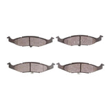 Dynamic Friction 1995-1996 Dodge Neon (USA/Canada) Front 5000 Advanced Semi Metallic Brake Pads by Dynamic Friction Company 1551-0633-00