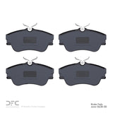 Dynamic Friction 1992-1999 Volkswagen EuroVan Front 5000 Advanced Low Metallic Brake Pads by Dynamic Friction Company 1551-0638-00