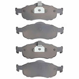 Dynamic Friction 1995-2004 Ford Contour Front 5000 Advanced Low Metallic Brake Pads by Dynamic Friction Company 1551-0648-00
