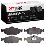 Dynamic Friction 1995-2004 Ford Contour Front 5000 Advanced Low Metallic Brake Pads by Dynamic Friction Company 1551-0648-00