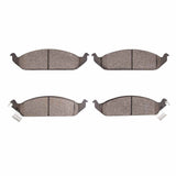 Dynamic Friction 1995-2000 Chrysler Sebring Front 5000 Advanced Semi Metallic Brake Pads by Dynamic Friction Company 1551-0650-00