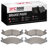 Dynamic Friction 1992-2006 Hummer H1 Front/Rear 5000 Advanced Low Metallic Brake Pads by Dynamic Friction Company 1551-0651-00