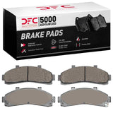 Dynamic Friction 1995-2002 Ford Ranger (USA/Canada) Front 5000 Advanced Semi Metallic Brake Pads by Dynamic Friction Company 1551-0652-00