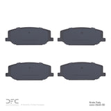 Dynamic Friction 1983-1995 Suzuki Samurai Front 5000 Advanced Semi Metallic Brake Pads by Dynamic Friction Company 1551-0660-00