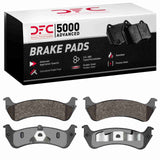 Dynamic Friction 1995-2002 Ford Explorer Rear 5000 Advanced Semi Metallic Brake Pads by Dynamic Friction Company 1551-0667-00