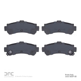 Dynamic Friction 1995-2000 Nissan Lucino (Mexico) Rear 5000 Advanced Ceramic Brake Pads by Dynamic Friction Company 1551-0669-00
