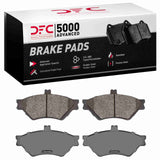 Dynamic Friction 1995-1997 Ford Crown Victoria Front 5000 Advanced Semi Metallic Brake Pads by Dynamic Friction Company 1551-0678-00