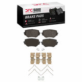 Dynamic Friction 1996-2008 Chevrolet Tracker Front 5000 Advanced Ceramic Brake Pads and Hardware Kit by Dynamic Friction Company 1551-0680-01