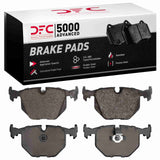 Dynamic Friction 1991-2008 BMW 750iL Rear 5000 Advanced Low Metallic Brake Pads by Dynamic Friction Company 1551-0683-00