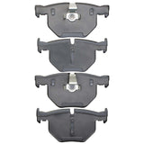 Dynamic Friction 2004-2010 BMW 530i Rear 5000 Advanced Low Metallic Brake Pads by Dynamic Friction Company 1551-0683-10