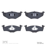 Dynamic Friction 1997-1998 Volkswagen Jetta Sedan/Golf Front 5000 Advanced Semi Metallic Brake Pads by Dynamic Friction Company 1551-0694-00