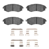Dynamic Friction 2005-2006 Hyundai Elantra Front 5000 Advanced Ceramic Brake Pads and Hardware Kit by Dynamic Friction Company 1551-0700-03