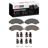 Dynamic Friction 1994-2010 UD UD 1200 Front 5000 Advanced Semi Metallic Brake Pads and Hardware Kit by Dynamic Friction Company 1551-0701-01