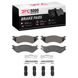 Dynamic Friction 1997-2004 Dodge B1500 Front 5000 Advanced Low Metallic Brake Pads and Hardware Kit by Dynamic Friction Company 1551-0702-02