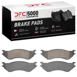 Dynamic Friction 2000-2008 Dodge Ram 2500 Front/Rear 5000 Advanced Semi Metallic Brake Pads by Dynamic Friction Company 1551-0702-10