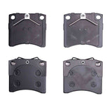 Dynamic Friction 1992-1999 Volkswagen EuroVan Front 5000 Advanced Semi Metallic Brake Pads by Dynamic Friction Company 1551-0703-00