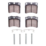 Dynamic Friction 1992-1999 Volkswagen EuroVan Front 5000 Advanced Semi Metallic Brake Pads and Hardware Kit by Dynamic Friction Company 1551-0703-01