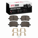 Dynamic Friction 1997-2004 Lexus ES300 Front 5000 Advanced Ceramic Brake Pads and Hardware Kit by Dynamic Friction Company 1551-0707-01