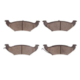 Dynamic Friction 1997-2000 Chrysler Town & Country Rear 5000 Advanced Semi Metallic Brake Pads by Dynamic Friction Company 1551-0715-00