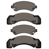 Dynamic Friction 1973-2012 Chevrolet C3500HD Rear/Front 5000 Advanced Semi Metallic Brake Pads by Dynamic Friction Company 1551-0717-00