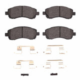 Dynamic Friction 1997-2001 Subaru Impreza Front 5000 Advanced Ceramic Brake Pads and Hardware Kit by Dynamic Friction Company 1551-0722-01