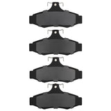 Dynamic Friction 1997-2004 Daewoo Leganza Rear 5000 Advanced Semi Metallic Brake Pads by Dynamic Friction Company 1551-0724-00