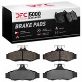 Dynamic Friction 1997-2004 Daewoo Leganza Rear 5000 Advanced Semi Metallic Brake Pads by Dynamic Friction Company 1551-0724-00