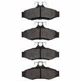 Dynamic Friction 1997-2004 Daewoo Leganza Rear 5000 Advanced Semi Metallic Brake Pads by Dynamic Friction Company 1551-0724-00