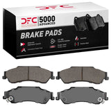 Dynamic Friction 1997-2005 Chevrolet Blazer Rear 5000 Advanced Ceramic Brake Pads by Dynamic Friction Company 1551-0729-00