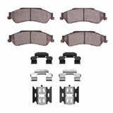 Dynamic Friction 1997-2005 Chevrolet S10 Rear 5000 Advanced Ceramic Brake Pads and Hardware Kit by Dynamic Friction Company 1551-0729-01
