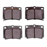 Dynamic Friction 1997-2022 Mitsubishi Montero Sport (Mexico) Rear 5000 Advanced Semi Metallic Brake Pads by Dynamic Friction Company 1551-0733-00