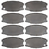 Dynamic Friction 1995-2004 Mitsubishi Fuso FE Rear/Front 5000 Advanced Semi Metallic Brake Pads by Dynamic Friction Company 1551-0734-00