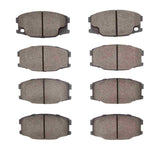 Dynamic Friction 1995-2004 Mitsubishi Fuso FE Rear/Front 5000 Advanced Semi Metallic Brake Pads by Dynamic Friction Company 1551-0734-00