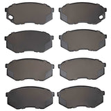 Dynamic Friction 1995-2004 Mitsubishi Fuso FE Front 5000 Advanced Semi Metallic Brake Pads by Dynamic Friction Company 1551-0735-00