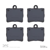 Dynamic Friction 1994-1998 Mercedes-Benz C280 Rear 5000 Advanced Low Metallic Brake Pads by Dynamic Friction Company 1551-0739-00