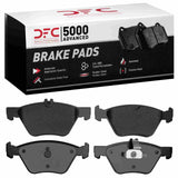Dynamic Friction 1996-2008 Chrysler Crossfire Front 5000 Advanced Low Metallic Brake Pads by Dynamic Friction Company 1551-0740-00