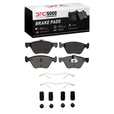 Dynamic Friction 1996-2008 Chrysler Crossfire Front 5000 Advanced Low Metallic Brake Pads and Hardware Kit by Dynamic Friction Company 1551-0740-01