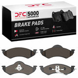 Dynamic Friction 1998-1999 Dodge Durango Front 5000 Advanced Semi Metallic Brake Pads by Dynamic Friction Company 1551-0746-00