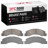 Dynamic Friction 1999-2005 Ford F-350 Super Duty 4WD Front 5000 Advanced Semi Metallic Brake Pads by Dynamic Friction Company 1551-0756-00