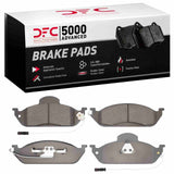 Dynamic Friction 1998-2005 Mercedes-Benz ML350 Front 5000 Advanced Low Metallic Brake Pads by Dynamic Friction Company 1551-0760-00